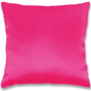Kissenhülle Alessia pink - fuchsia 50x50cm mit Füllkissen