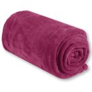 Mikrofaser Decke altrose - pflaume 210x280cm