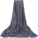 Mikrofaser Decke anthrazit - dunkelgrau 150x200cm