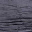 Mikrofaser Decke anthrazit - dunkelgrau 150x200cm