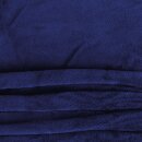 Mikrofaser Decke blau - mittelblau 70x100cm