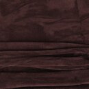 Mikrofaser Decke braun - schokobraun 220x240cm