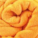 Mikrofaser Decke hellorange - marigold 70x100cm