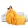Mikrofaser Decke hellorange - marigold 70x100cm