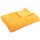 Mikrofaser Decke hellorange - marigold 70x100cm