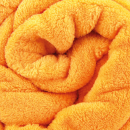 Mikrofaser Decke hellorange - marigold 80x120 cm