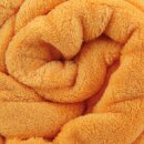Mikrofaser Decke orange - apricot 70x100cm