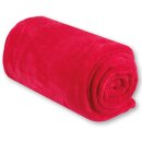 Mikrofaser Decke rot - salsa 220x240cm
