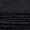 Mikrofaser Decke schwarz - jetblack 80x120cm
