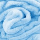 Mikrofaser Decke blau - babyblau 220x240cm