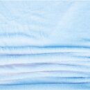 Mikrofaser Decke blau - babyblau 220x240cm