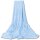Mikrofaser Decke blau - babyblau 220x240cm