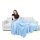 Mikrofaser Decke blau - babyblau 210x280cm