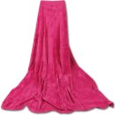 Mikrofaser Decke pink - fuchsia 130x170cm