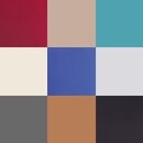 Tischset Ellen, 30x45cm - Hellgrau