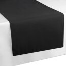 Tischläufer Ellen, 140x40cm - Schwarz