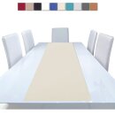 Tischläufer Ellen, 140x40cm - Beige