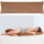 Seitenschläfer Kissenhülle ca. 40x120cm braun - hellbraun