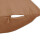 Seitenschläfer Kissenhülle ca. 40x120cm braun - hellbraun