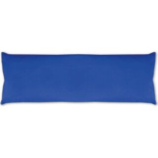 Seitenschläfer Kissenhülle ca. 40x120cm blau - royalblau