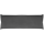 Seitenschläfer Kissenhülle ca. 40x120cm + Füllkissen / anthrazit - dunkelgrau
