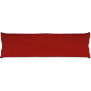 Seitenschläfer Kissenhülle ca. 40x140cm rot - karminrot