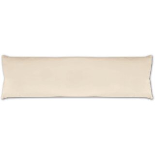 Seitenschläfer Kissenhülle ca. 40x140cm beige - creme