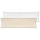 Seitenschläfer Kissenhülle ca. 40x140cm + Füllkissen / beige - creme