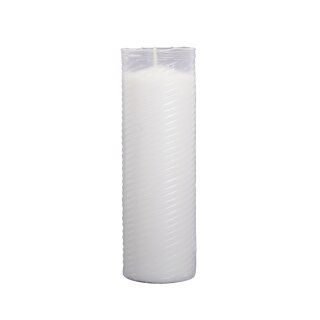 Ersatzkerze für Grablaterne N4 Weiß 18cm