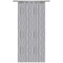 Fadenvorhang Metallic-Streifen anthrazit - dunkelgrau ca. 140 x 250cm