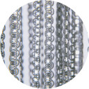 Fadenvorhang in Metallic-Optik mit Stangendurchzug Anthrazit 90x200cm