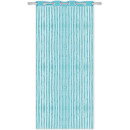 Fadenvorhang Metall-Optik 140 x 250cm mit  Ösen, türkis - ozeanblau
