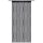 Fadenvorhang Metall-Optik 140 x 250cm mit  Stangendurchzug, schwarz - black