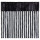 Fadenvorhang Metall-Optik 140 x 250cm mit  Stangendurchzug, schwarz - black