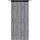 Fadenvorhang Metall-Optik mit Stangendurchzug ca. 90x200cm, schwarz - black
