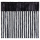 Fadenvorhang Metall-Optik mit Stangendurchzug ca. 90x200cm, schwarz - black