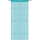 Fadenvorhang Metall-Optik mit Stangendurchzug ca. 90x250cm, türkis - ozeanblau