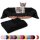 Tierdecke Katzendecke Mikrofaser ca. 70x100cm schwarz - black