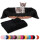 Tierdecke Katzendecke Mikrofaser ca. 90x140cm schwarz - black