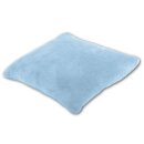 Kissenhülle "Kuschel" ca. 60x60cm blau - babyblau mit Füllung