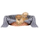 Haustierdecke - Kuscheldecke für Hunde dunkelgrau -...