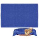 Haustierdecke - Kuscheldecke für Hunde blau - royalblau 60x80cm