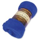 Haustierdecke - Kuscheldecke für Hunde blau - royalblau 60x80cm