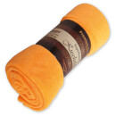 Haustierdecke - Kuscheldecke für Hunde hellorange - marigold 70x100cm