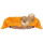Haustierdecke - Kuscheldecke für Hunde hellorange - marigold 70x100cm