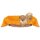 Haustierdecke - Kuscheldecke für Hunde orange - apricot 70x100cm