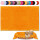 Haustierdecke - Kuscheldecke für Hunde orange - apricot 70x100cm