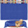 Haustierdecke - Kuscheldecke für Hunde orange - apricot 70x100cm