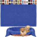 Haustierdecke - Kuscheldecke für Hunde schwarz - jetblack 70x100cm