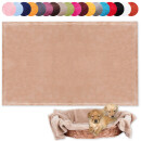 Haustierdecke - Kuscheldecke für Hunde sandbeige - creme 90x140cm